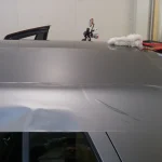 Folierung Golf 4 Dach grau fast fertig