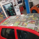 Digitaldruck Golf4 Dach Spielteppich Fertig